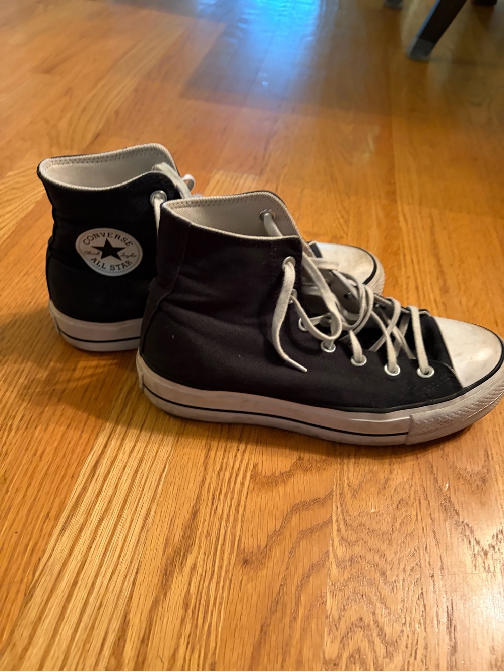 Black Platform Converse